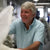 Jim Pullan Jr., Vice President, inspecting mattress covers at the factory.